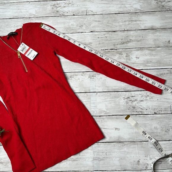 INC Concepts Red long sleeve top XS - Picture 6 of 6